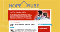 Desktop Screenshot of hopehousedc.org